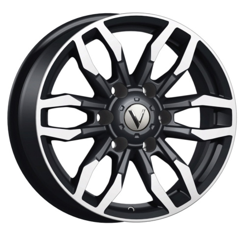 диск вектор vector bmw (b228) 7,5x17 6x139.7 et 25 dia 106.1 алмаз черный п/ш