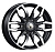 диск вектор vector bmw (b228) 7,5x17 6x139.7 et 25 dia 106.1 алмаз черный п/ш